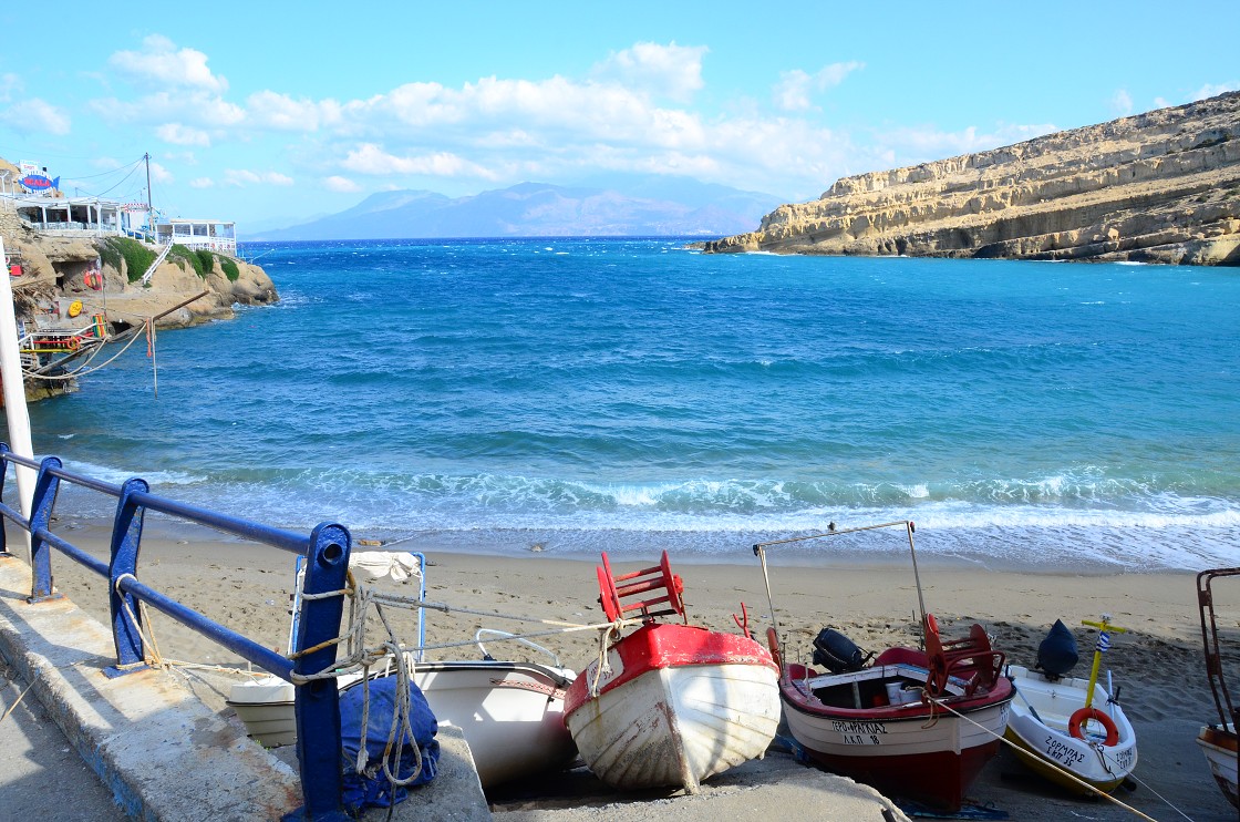 Mátala, Red beach, Zafiria, The Lions restaurant, 