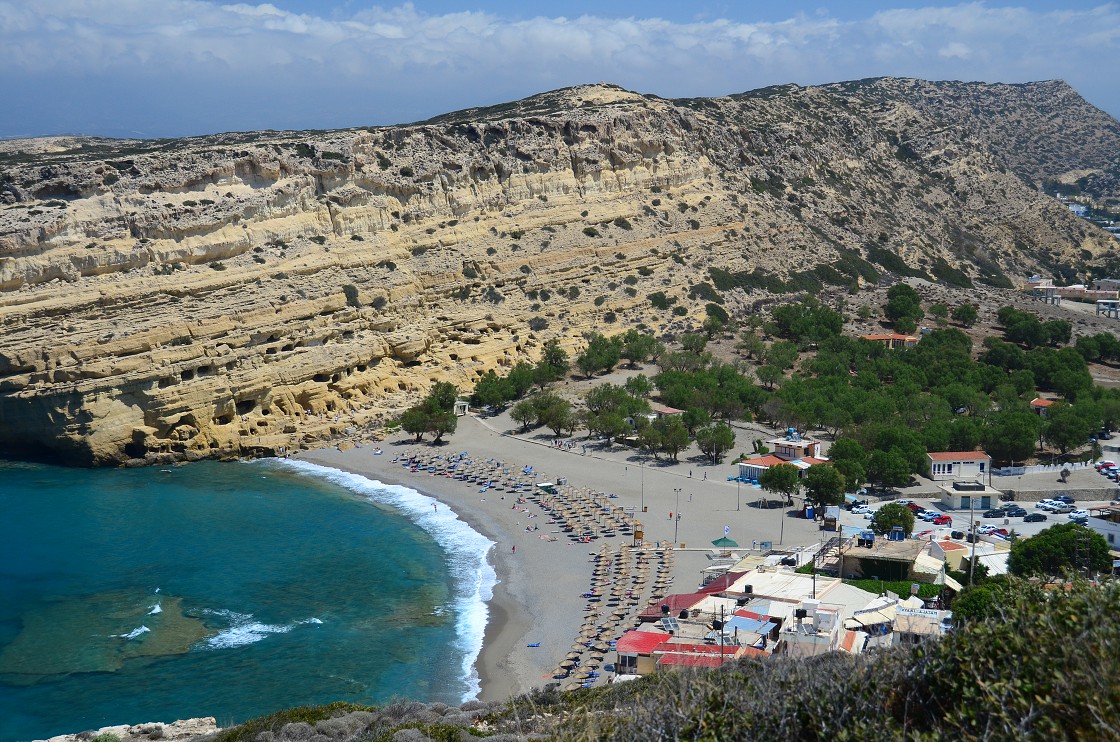 Mátala, Red beach, Zafiria, The Lions restaurant, 