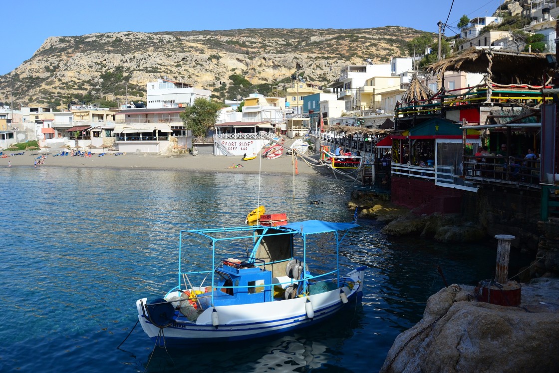 Mátala, Red beach, Zafiria, The Lions restaurant, 